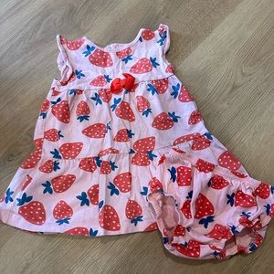 Strawberry summer dress